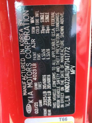 Aukcja sprzedaży 2021 Kia Soul Lx, vin: KNDJ23AU1M7141772, numer aukcji: 70639102