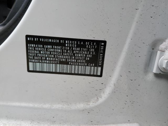 Aukcja sprzedaży 2017 Volkswagen Jetta Se, vin: 3VWDB7AJ8HM335377, numer aukcji: 71260742