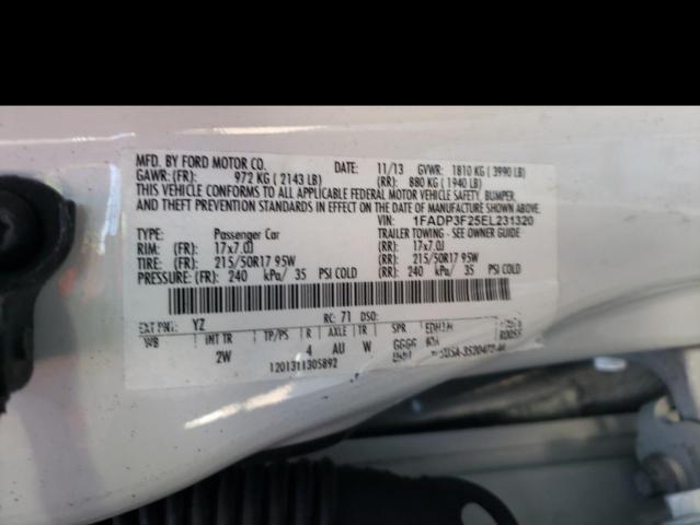 70962272 :رقم المزاد ، 1FADP3F25EL231320 vin ، 2014 Ford Focus Se مزاد بيع
