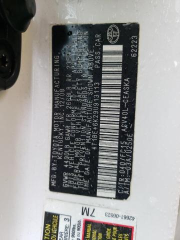 2009 Toyota Camry Base მანქანა იყიდება აუქციონზე, vin: 4T1BE46K29U913113, აუქციონის ნომერი: 71480872