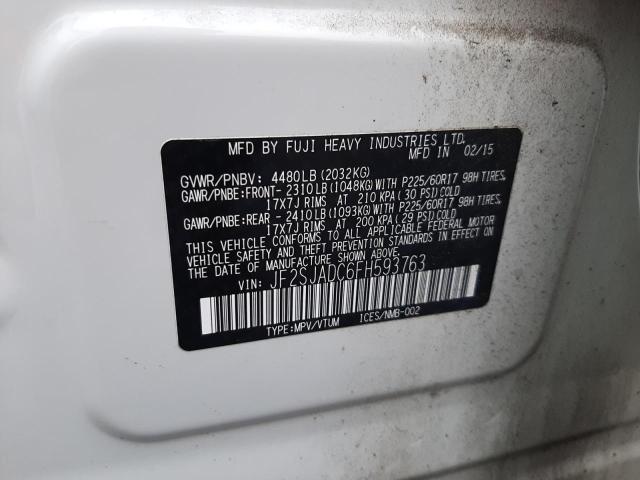 Продаж на аукціоні авто 2015 Subaru Forester 2.5i Premium, vin: JF2SJADC6FH593763, номер лоту: 71029962