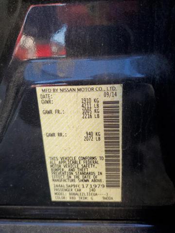 Aukcja sprzedaży 2015 Nissan Altima 2.5, vin: 1N4AL3AP9FC171979, numer aukcji: 71987262