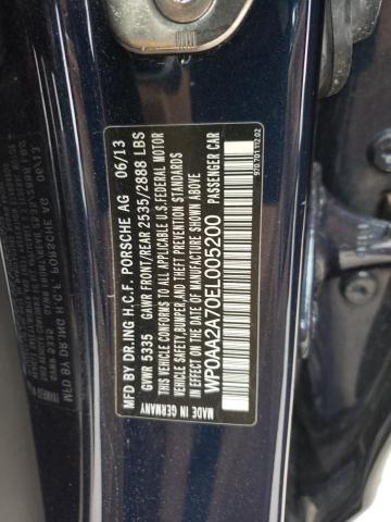 Aukcja sprzedaży 2014 Porsche Panamera 2, vin: WP0AA2A70EL005200, numer aukcji: 71373352