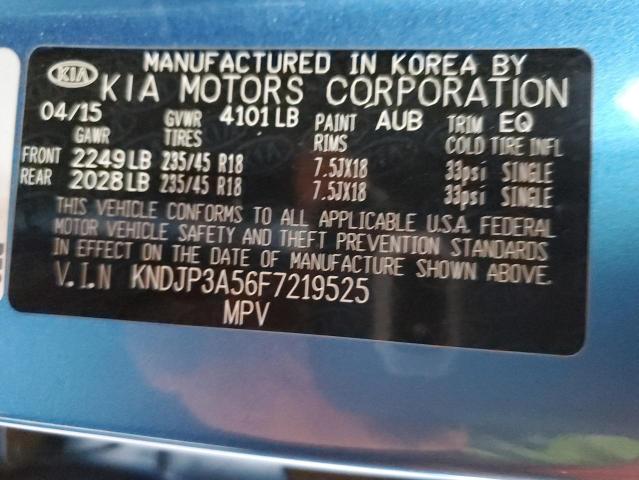 2015 Kia Soul + მანქანა იყიდება აუქციონზე, vin: KNDJP3A56F7219525, აუქციონის ნომერი: 71344802