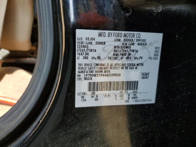 Продаж на аукціоні авто 2004 Ford F250 Super Duty, vin: 1FTNW21P44ED39820, номер лоту: 72256452