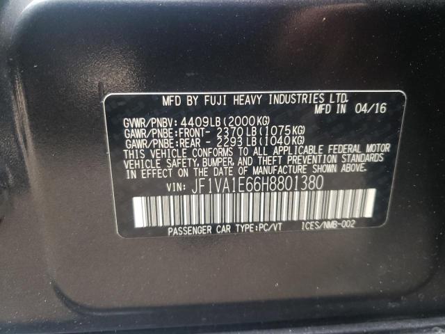 Aukcja sprzedaży 2017 Subaru Wrx Premium, vin: JF1VA1E66H8801380, numer aukcji: 71809272