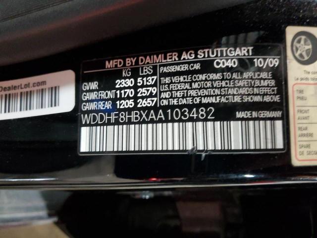 Aukcja sprzedaży 2010 Mercedes-benz E 350 4matic, vin: WDDHF8HBXAA103482, numer aukcji: 71983322