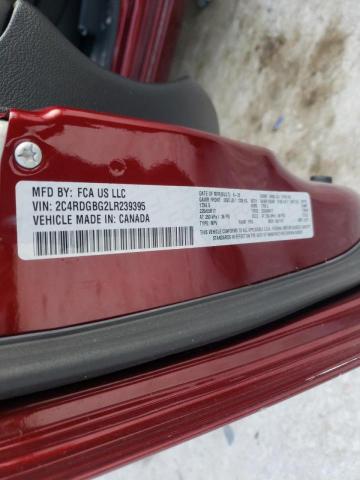 2020 Dodge Grand Caravan Se მანქანა იყიდება აუქციონზე, vin: 2C4RDGBG2LR239395, აუქციონის ნომერი: 71965912