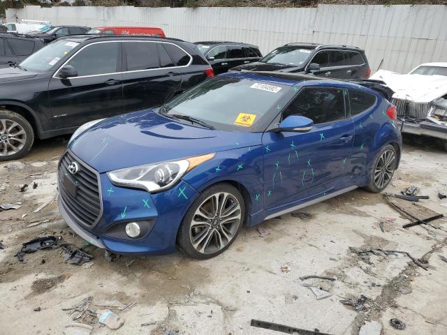 72104592 :رقم المزاد ، KMHTC6AE9GU266052 vin ، 2016 Hyundai Veloster Turbo مزاد بيع