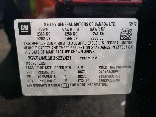 2013 Gmc Terrain Slt მანქანა იყიდება აუქციონზე, vin: 2GKFLWE38D6232421, აუქციონის ნომერი: 72224412
