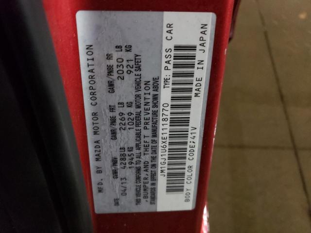 71840412 :رقم المزاد ، JM1GJ1U6XE1118770 vin ، 2014 Mazda 6 Sport مزاد بيع