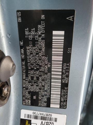 72417392 :رقم المزاد ، 5TDZA23C35S372099 vin ، 2005 Toyota Sienna Ce مزاد بيع