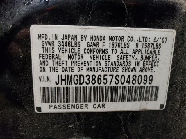 Aukcja sprzedaży 2007 Honda Fit S, vin: JHMGD38657S048099, numer aukcji: 72257052