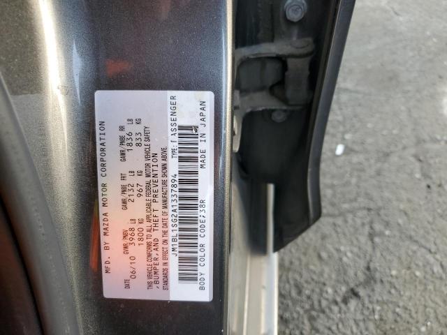 72325552 :رقم المزاد ، JM1BL1SG2A1337894 vin ، 2010 Mazda 3 I مزاد بيع