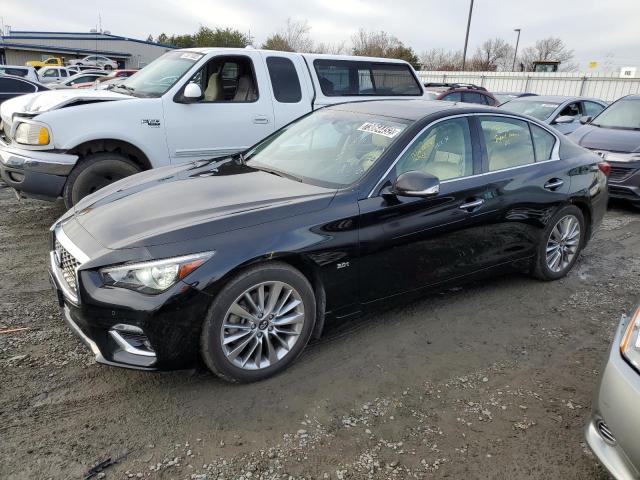 2018 Infiniti Q50 Luxe მანქანა იყიდება აუქციონზე, vin: JN1EV7AP2JM362789, აუქციონის ნომერი: 73064452