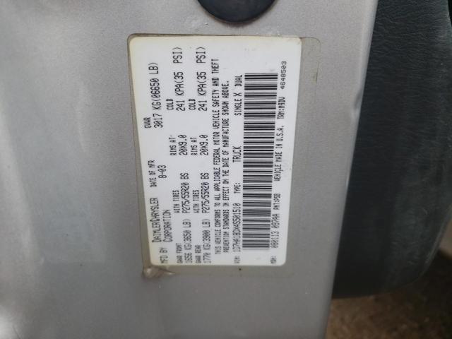 Aukcja sprzedaży 2004 Dodge Ram 1500 St, vin: 1D7HA18DX4S501510, numer aukcji: 73391462