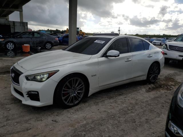 2017 Infiniti Q50 Red Sport 400 მანქანა იყიდება აუქციონზე, vin: JN1FV7AP5HM851217, აუქციონის ნომერი: 72610662