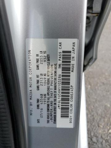 Aukcja sprzedaży 2017 Mazda 6 Sport, vin: JM1GL1U5XH1103286, numer aukcji: 73636842