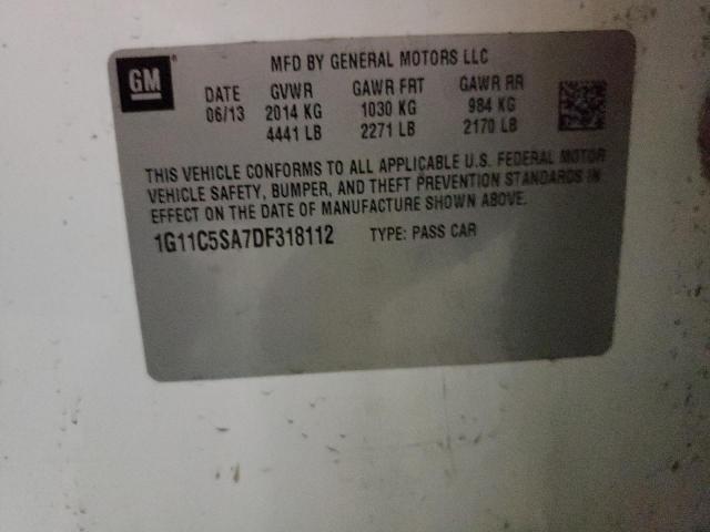 Продаж на аукціоні авто 2013 Chevrolet Malibu 1lt, vin: 1G11C5SA7DF318112, номер лоту: 35775793