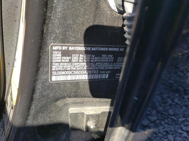 35953223 :رقم المزاد ، 5UXWX9C56D0A28703 vin ، 2013 Bmw X3 Xdrive28i مزاد بيع