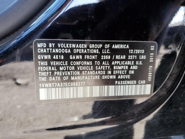 Aukcja sprzedaży 2014 Volkswagen Passat Se, vin: 1VWBT7A37EC056277, numer aukcji: 35757523