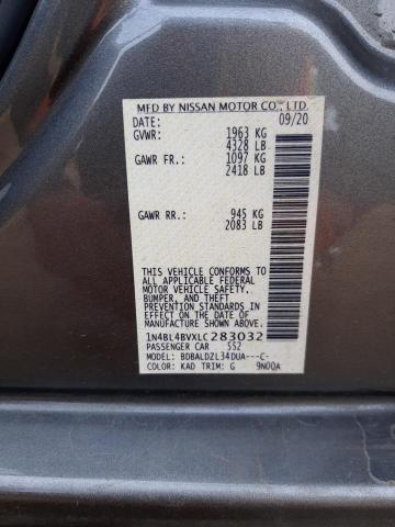 Aukcja sprzedaży 2020 Nissan Altima S, vin: 1N4BL4BVXLC283032, numer aukcji: 73418592