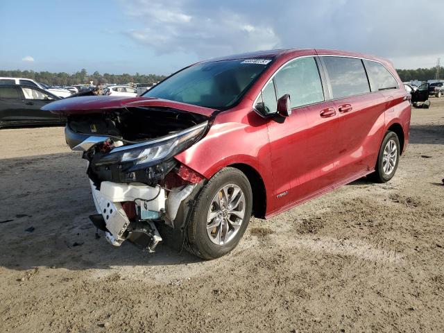 2021 Toyota Sienna Le მანქანა იყიდება აუქციონზე, vin: 5TDKRKEC4MS044079, აუქციონის ნომერი: 35991083