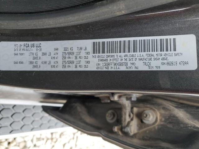 Продаж на аукціоні авто 2019 Ram 1500 Big Horn/lone Star, vin: 1C6SRFFT0KN589728, номер лоту: 36186163