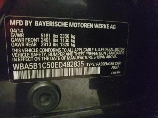 Продажа на аукционе авто 2014 Bmw 535 I, vin: WBA5B1C50ED482835, номер лота: 36487193