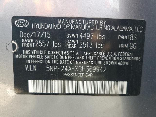 Продаж на аукціоні авто 2016 Hyundai Sonata Se, vin: 5NPE24AFXGH369942, номер лоту: 36679663