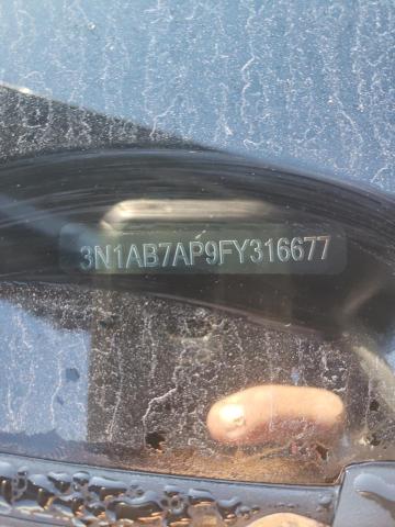 2015 Nissan Sentra S მანქანა იყიდება აუქციონზე, vin: 3N1AB7AP9FY316677, აუქციონის ნომერი: 36886193