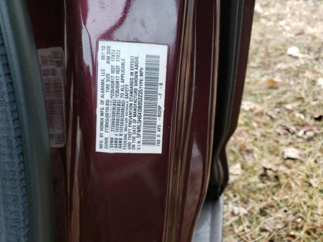 Aukcja sprzedaży 2013 Honda Odyssey Exl, vin: 5FNRL5H6XDB053235, numer aukcji: 36228443