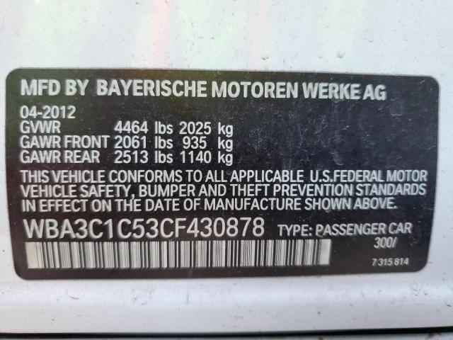 Aukcja sprzedaży 2012 Bmw 328 I Sulev, vin: WBA3C1C53CF430878, numer aukcji: 36769413