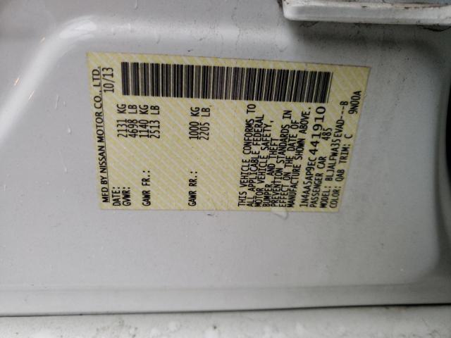 Aukcja sprzedaży 2014 Nissan Maxima S, vin: 1N4AA5AP9EC441910, numer aukcji: 36440643