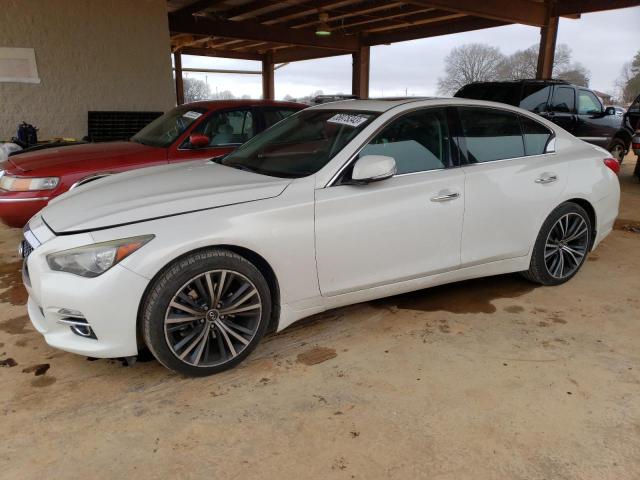 36975343 :رقم المزاد ، JN1BV7AR3EM693777 vin ، 2014 Infiniti Q50 Base مزاد بيع