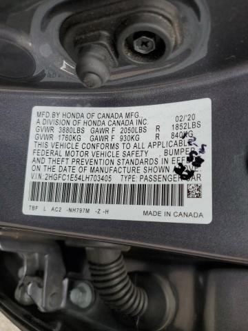 Продаж на аукціоні авто 2020 Honda Civic Si, vin: 2HGFC1E54LH703405, номер лоту: 37100983
