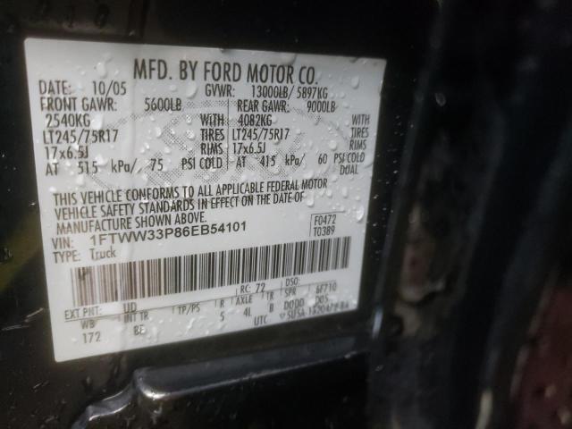 Aukcja sprzedaży 2006 Ford F350, vin: 1FTWW33P86EB54101, numer aukcji: 52390486