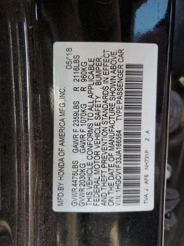 Продаж на аукціоні авто 2018 Honda Accord Sport, vin: 1HGCV1F33JA166564, номер лоту: 37246243
