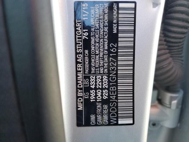 37686983 :رقم المزاد ، WDDSJ4EB1GN327162 vin ، 2016 Mercedes-benz Cla 250 مزاد بيع