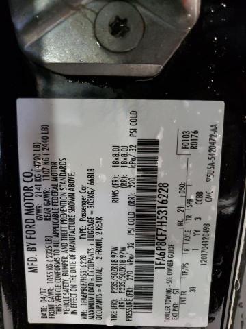2017 Ford Mustang Gt მანქანა იყიდება აუქციონზე, vin: 1FA6P8CF7H5316228, აუქციონის ნომერი: 37196993