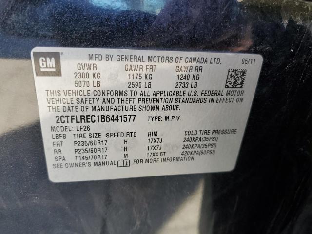 2011 Gmc Terrain Sle მანქანა იყიდება აუქციონზე, vin: 2CTFLREC1B6441577, აუქციონის ნომერი: 35987123