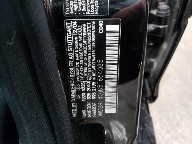 37502973 :رقم المزاد ، WDBRF40J85F664085 vin ، 2005 Mercedes-benz C 230k Sport Sedan مزاد بيع