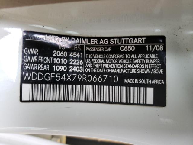 Aukcja sprzedaży 2009 Mercedes-benz C 300, vin: WDDGF54X79R066710, numer aukcji: 36482833