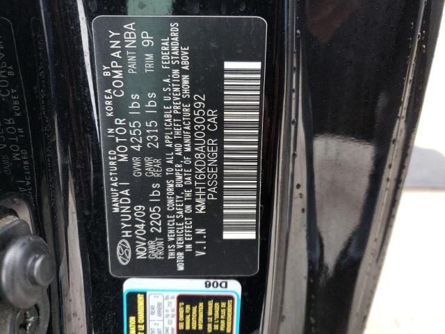 37238823 :رقم المزاد ، KMHHT6KD8AU030592 vin ، 2010 Hyundai Genesis Coupe 2.0t مزاد بيع