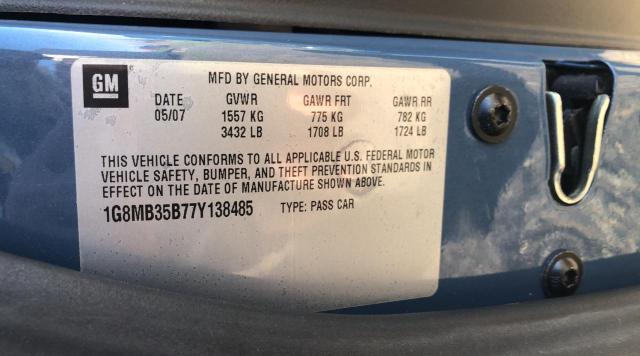 Продажа на аукционе авто 2007 Saturn Sky, vin: 1G8MB35B77Y138485, номер лота: 37998153