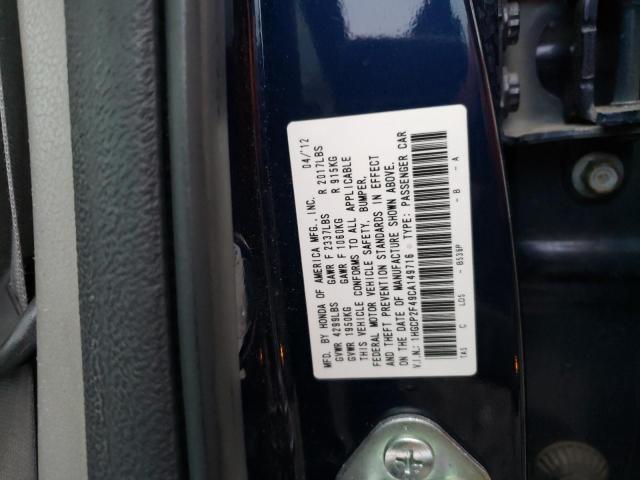Aukcja sprzedaży 2012 Honda Accord Lxp, vin: 1HGCP2F49CA149716, numer aukcji: 37976613