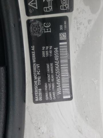 Продажа на аукционе авто 2019 Bmw 430xi, vin: WBA4W5C55KAE49594, номер лота: 37317553