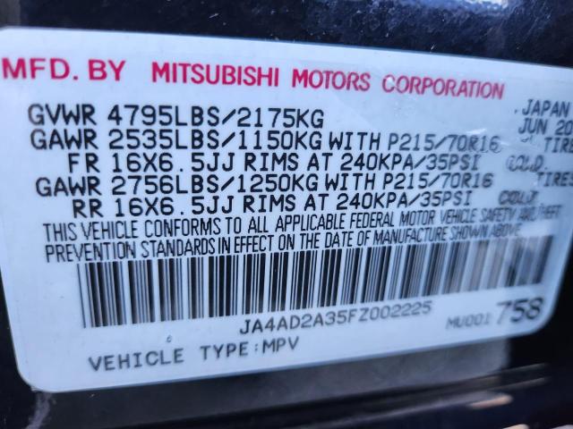 Продаж на аукціоні авто 2015 Mitsubishi Outlander Es, vin: JA4AD2A35FZ002225, номер лоту: 38062153