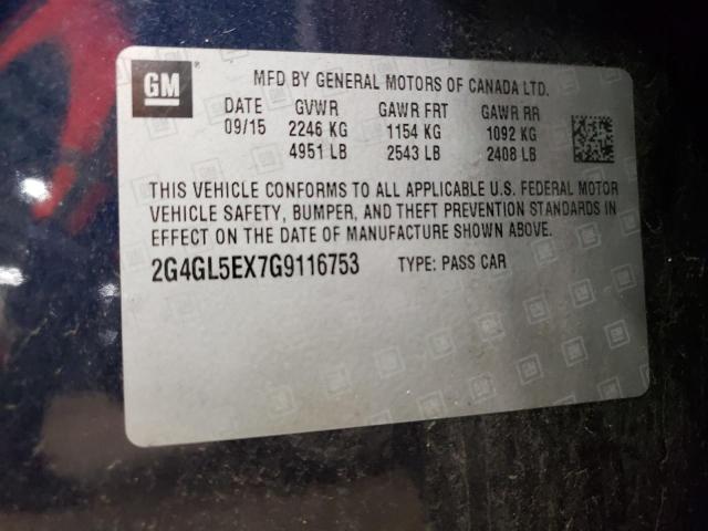Продажа на аукционе авто 2016 Buick Regal, vin: 2G4GL5EX7G9116753, номер лота: 37970113