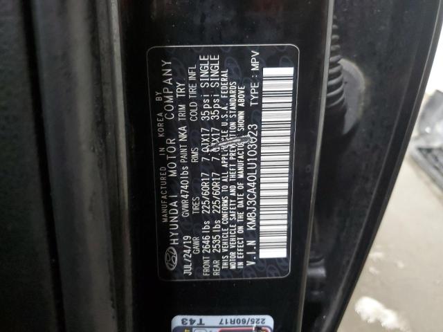 2020 Hyundai Tucson Limited მანქანა იყიდება აუქციონზე, vin: KM8J3CA40LU103023, აუქციონის ნომერი: 37943853